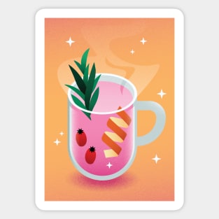 Cozy Drink Sticker